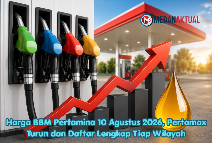 Harga BBM Pertamina 10 Agustus 2026, Pertamax Turun dan Daftar Lengkap Tiap Wilayah