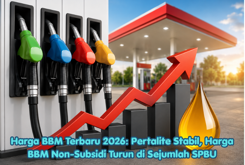 Harga BBM Terbaru 2026: Pertalite Stabil, Harga BBM Non-Subsidi Turun di Sejumlah SPBU