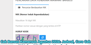Cek Bansos Kemensos Agustus 2026: Jadwal, Cara Cek PKH dan BPNT, serta Nominalnya