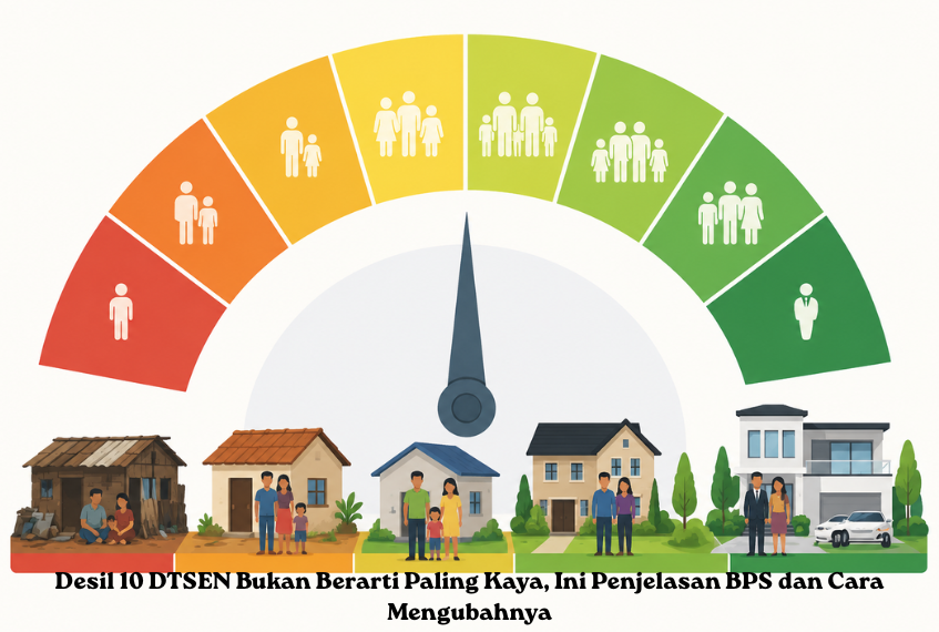 Desil 10 DTSEN Bukan Berarti Paling Kaya, Ini Penjelasan BPS dan Cara Mengubahnya