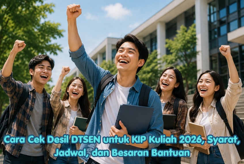 Cara Cek Desil DTSEN untuk KIP Kuliah 2026, Syarat, Jadwal, dan Besaran Bantuan