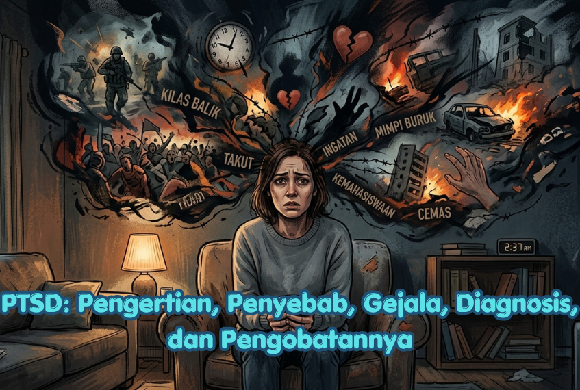 PTSD: Pengertian, Penyebab, Gejala, Diagnosis, dan Pengobatannya