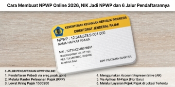 Cara Membuat NPWP Online 2026, NIK Jadi NPWP dan 6 Jalur Pendaftarannya
