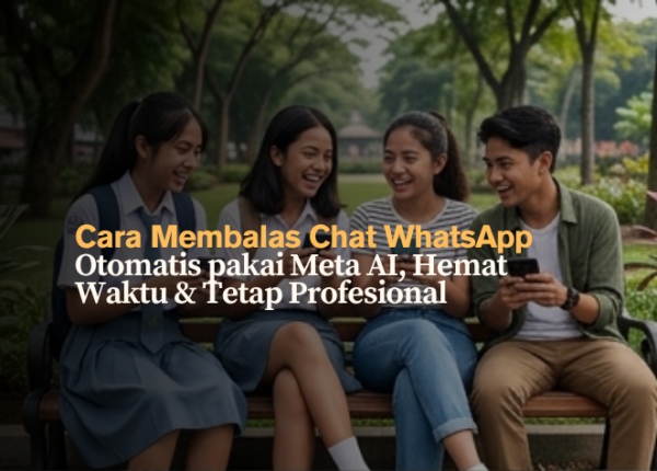 Cara Membalas Chat WhatsApp Otomatis pakai Meta AI, Hemat Waktu & Tetap Profesional