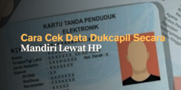 Cara Cek Data Dukcapil Online Secara Mandiri Lewat HP