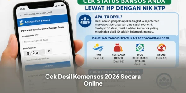 Cek Desil Kemensos 2026 Secara Online