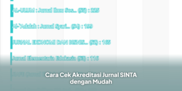 Cara Cek Akreditasi Jurnal SINTA dengan Mudah