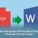Cara Mengubah PDF ke Word Tanpa Merusak Format Tulisan