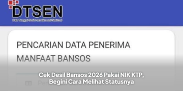 Cek Desil Bansos 2026 Pakai NIK KTP, Begini Cara Melihat Statusnya
