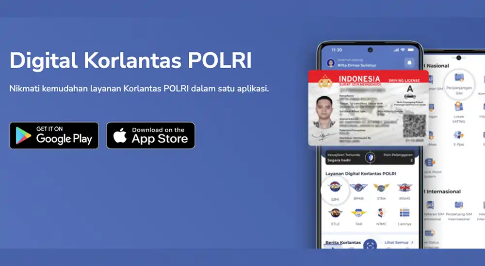 Perpanjangan SIM Online dari Rumah Melalui Aplikasi Digital Korlantas Polri