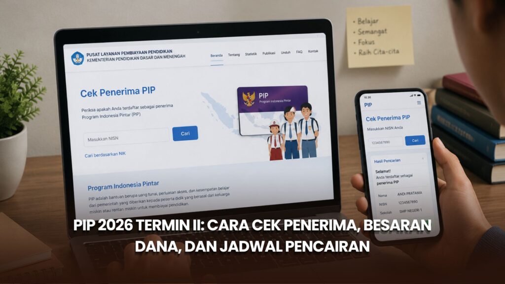 PIP 2026 Termin II: Cara Cek Penerima, Besaran Dana, dan Jadwal Pencairan