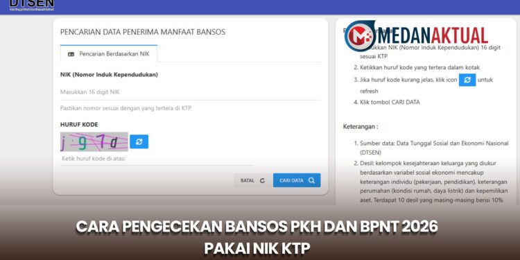 Cara Pengecekan Bansos PKH dan BPNT 2026 Pakai NIK KTP