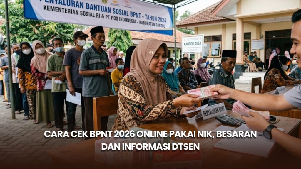 Cara Cek BPNT 2026 Online Pakai NIK, Besaran dan Informasi DTSEN