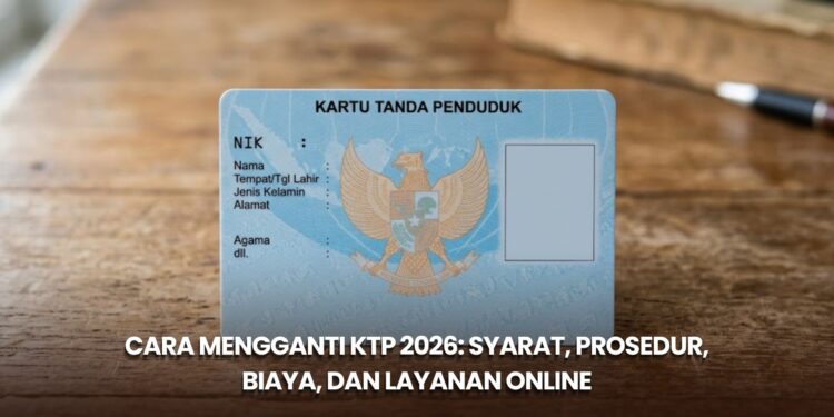 Cara Mengganti KTP 2026: Syarat, Prosedur, Biaya, dan Layanan Online