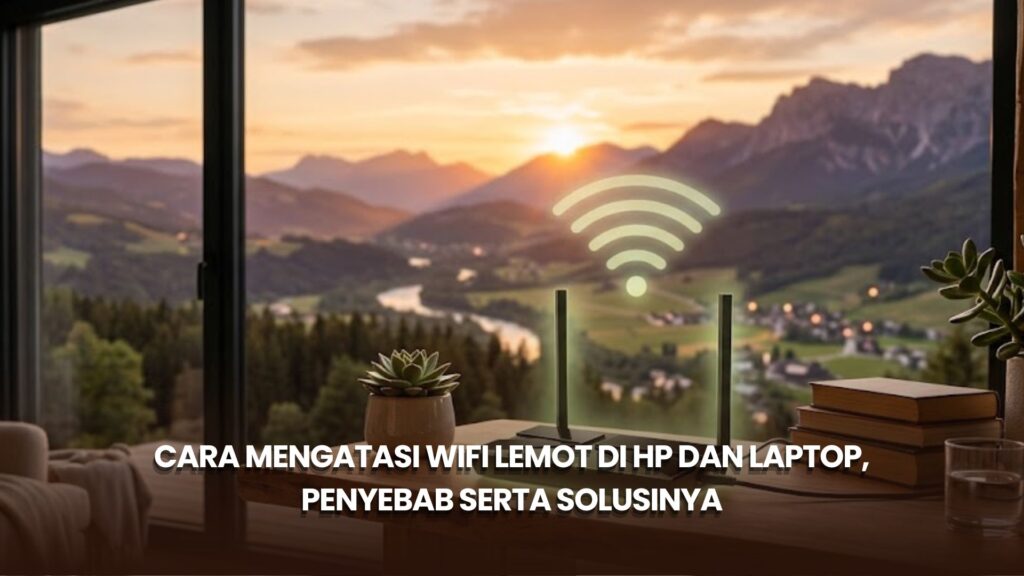 Cara Mengatasi WiFi Lemot di HP dan Laptop, Penyebab serta Solusinya