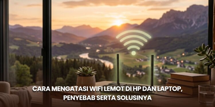Cara Mengatasi WiFi Lemot di HP dan Laptop, Penyebab serta Solusinya