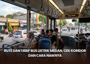 Rute dan Tarif Bus Listrik Medan, Cek Koridor dan Cara Naiknya