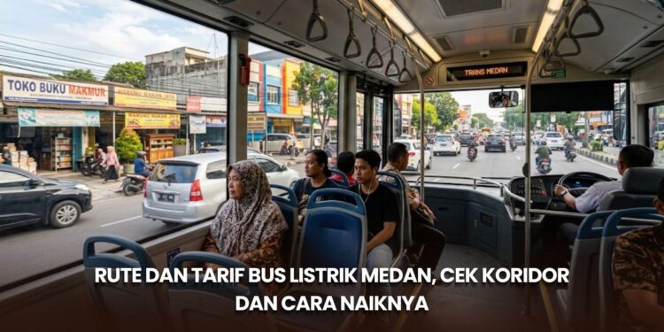 Rute dan Tarif Bus Listrik Medan, Cek Koridor dan Cara Naiknya
