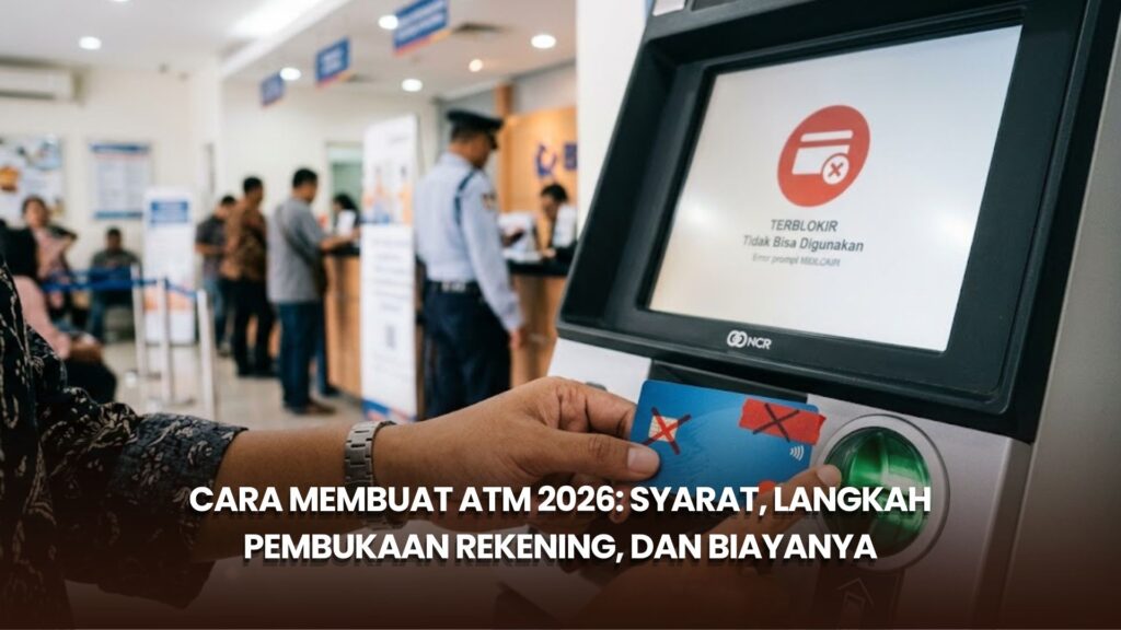 Cara Membuat ATM 2026: Syarat, Langkah Pembukaan Rekening, dan Biayanya