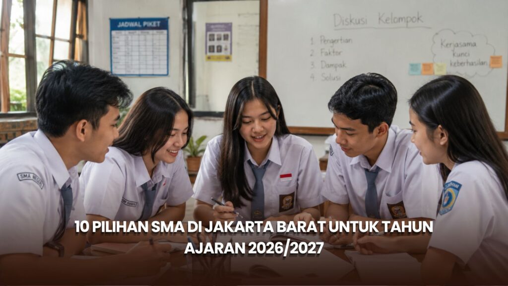 10 Pilihan SMA di Jakarta Barat untuk Tahun Ajaran 2026/2027