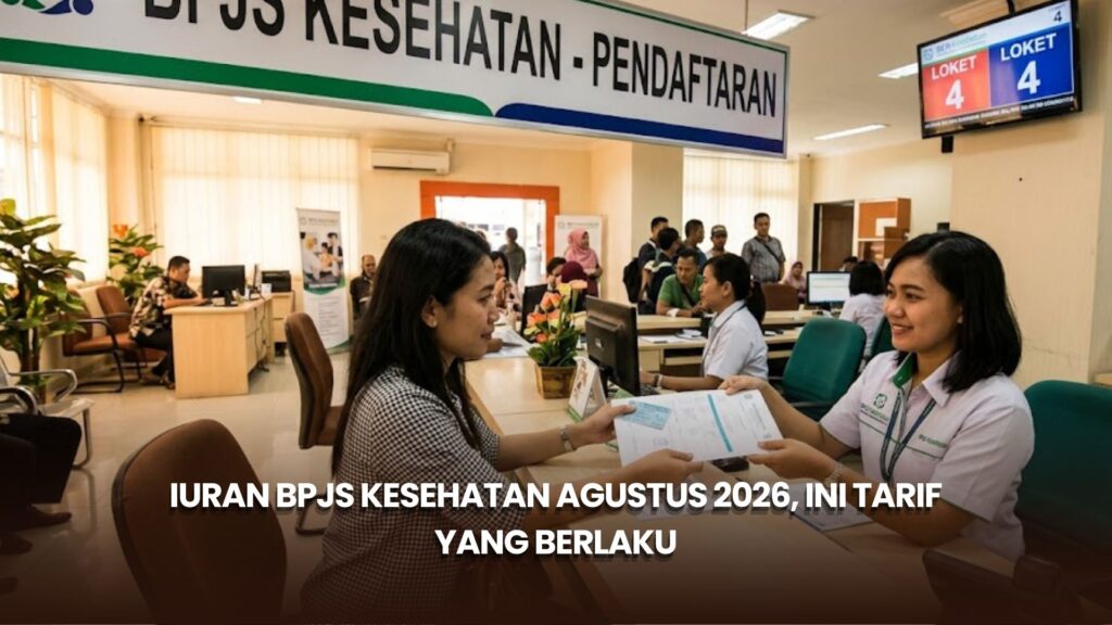 Iuran BPJS Kesehatan Agustus 2026, Ini Tarif yang Berlaku