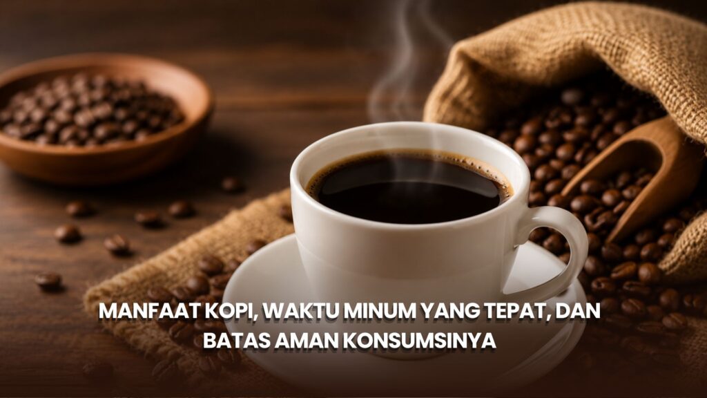 Manfaat Kopi, Waktu Minum yang Tepat, dan Batas Aman Konsumsinya