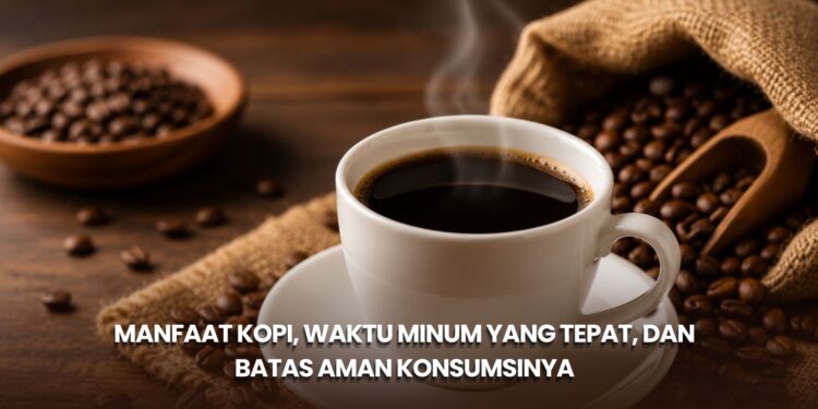 Manfaat Kopi, Waktu Minum yang Tepat, dan Batas Aman Konsumsinya