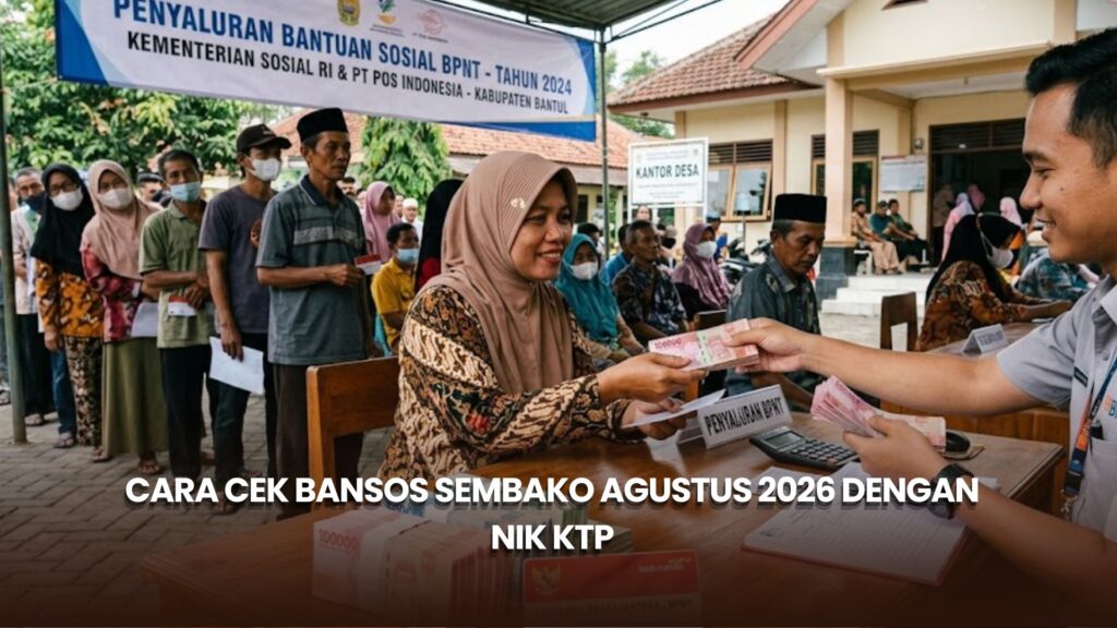 Cara Cek Bansos Sembako Agustus 2026 dengan NIK KTP