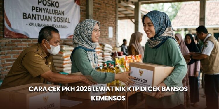 Cara Cek PKH 2026 lewat NIK KTP di Cek Bansos Kemensos