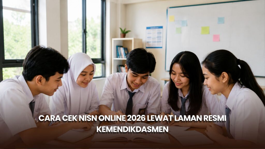 Cara Cek NISN Online 2026 lewat Laman Resmi Kemendikdasmen