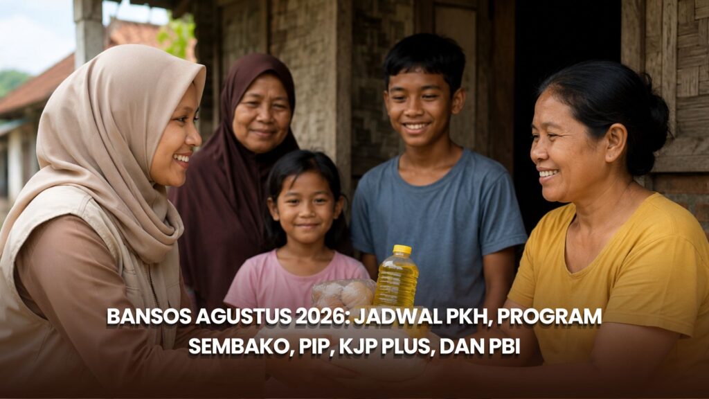 Bansos Agustus 2026: Jadwal PKH, Program Sembako, PIP, KJP Plus, dan PBI