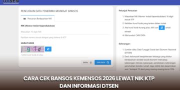 Cara Cek Bansos Kemensos 2026 lewat NIK KTP dan Informasi DTSEN