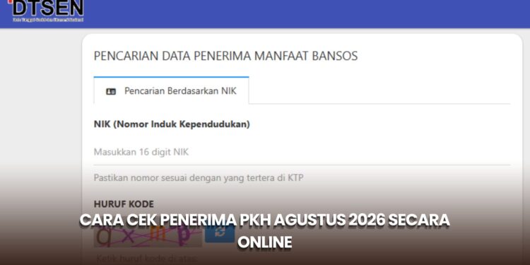 Cara Cek Penerima PKH Agustus 2026 Secara Online