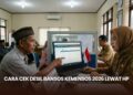 Cara Cek Desil Bansos Kemensos 2026 lewat HP