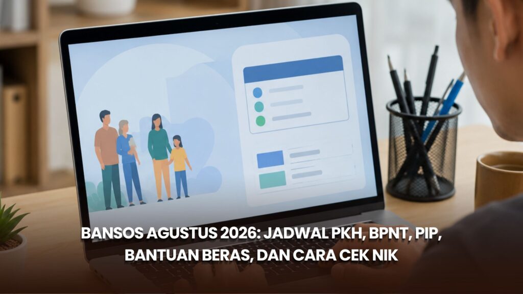 Bansos Agustus 2026: Jadwal PKH, BPNT, PIP, Bantuan Beras, dan Cara Cek NIK
