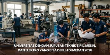 Universitas dengan Jurusan Teknik Sipil, Mesin, dan Elektro yang Bisa Dipilih di Medan 2026