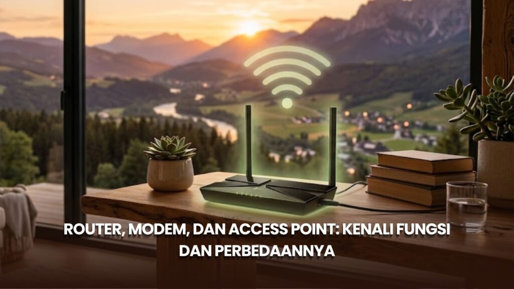 Router, Modem, dan Access Point: Kenali Fungsi dan Perbedaannya