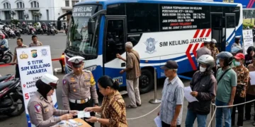 3 Lokasi SIM Keliling Jakarta Sabtu 22 Agustus 2026