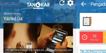 Sekda Presentasikan Aplikasi Tangkar Karawang di Jakarta
